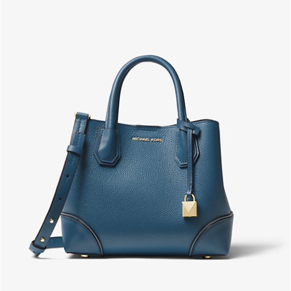 Mercer Gallery Medium Pebbled Leather Satchel
